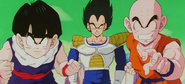 Vegeta-Crillin-Gohan