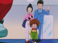 Goten and his family arrive