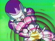 Frieza entraps Goku in his Imprisonment Ball