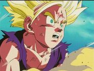 Gohan looks at his father one last time.