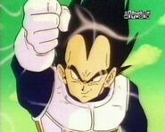 Vegeta about to face Frieza