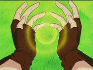 Videl's ki source on her hands.