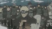 Kakashi with the ally shinobi force.