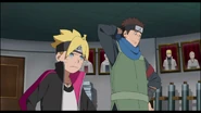 Boruto tells Naruto that never bothers to watch him train.