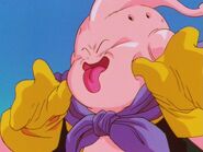 Buu makes a silly face