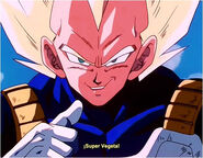 Vegeta told Cell that he's Super Vegeta