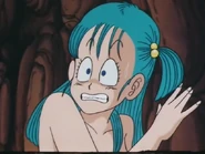 Bulma is scared that Captain Blue will kill her