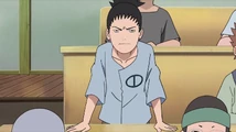 Shikamaru yells to Iruka that Naruto went to the back Hills.