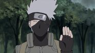 Kakashi tells Sasuke that this assignment is to improve his teamwork skills with Naruto.