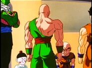 Future Choazu and everyone at Future Goku's house.