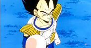 Vegeta advises Krillin and Gohan to fight Guldo