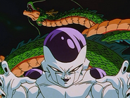 Shenron granting the wish that revived the victims of Frieza and his soldiers