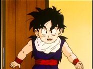 A young Future Gohan arrives too late to save his father from the heart virus.