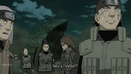 Hiashi informs everyone on the battlefield that Neji is dead.