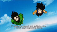 Videl with Gohan to show her the truth about Gohan was real hero beat Cell not her father