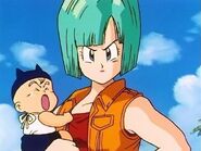 Bulma and the baby