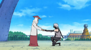 Kakashi leaves the ANBU after serving in it for 10 years.