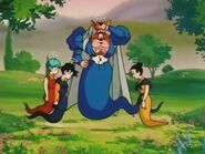 Videl in heaven with Bulma, Chi-Chi and Dabura