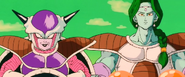 Frieza and Zarbon saw Gohan and Krillin escape with Dende from Dodoria