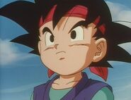 Goku Jr. looking at his namesakes old home