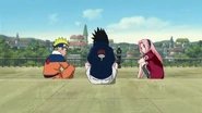 Sakura learns that Sasuke wants to kill someone that he was really close to.