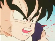 Gohan spits blood 2