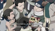 Choji graduates from the Ninja Academy.