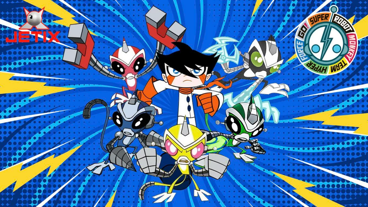 Ciro Nieli, france 3, super Robot Monkey Team Hyperforce Go, tv Nova,  robotboy, animal Figure, character, artwork, yellow, drawing