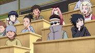 Shino meeting Iruka for the first time.