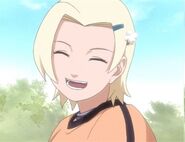 Ino tells Sakura that the reason why she gave her the red ribbon is to make her feel more confident.