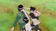 Neji passes Gai's test.