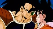 Goku tells Raditz to stay away from him