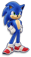 Movie Sonic in the video game Sonic Dash