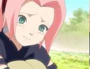 Sakura sadily thanks Ino for making her more confident.