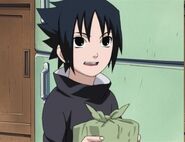 Sasuke tells his mother that he and his classmates use the word Training when they are in the Ninja Academy.