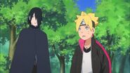 Boruto sees his Rasengan disappear