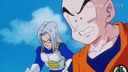 Krillin tells Android 16 his bomb removed 