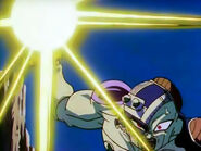 Frieza channel his energy at Future Trunks