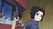 Sasuke asking Itachi If they can play some more.