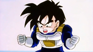 Gohan is the 10-year-old transform the Super Saiyan again in in the Hyperbolic Time Chamber