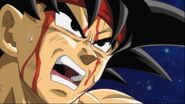 Bardock screaming at Frieza.