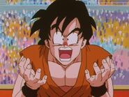 Goten is annoy he has to fight Buu