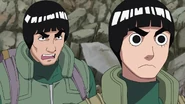 Rock Lee is angry that Naruto doesn't want anyone interfering with his plan to talk to Nagato.