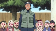 Sakura admiring Sasuke after he did the Kage Bunshin no Technique.