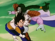 Zarbon knees Vegeta