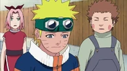 Choji is confused on why Iruka never scolds Naruto.