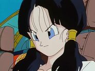 Videl following Gohan as the Great Saiyaman