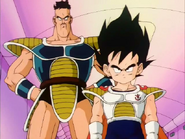 A young Vegeta with Nappa