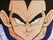 Vegeta smirks