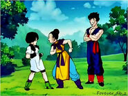 Chi-Chi argues with Videl